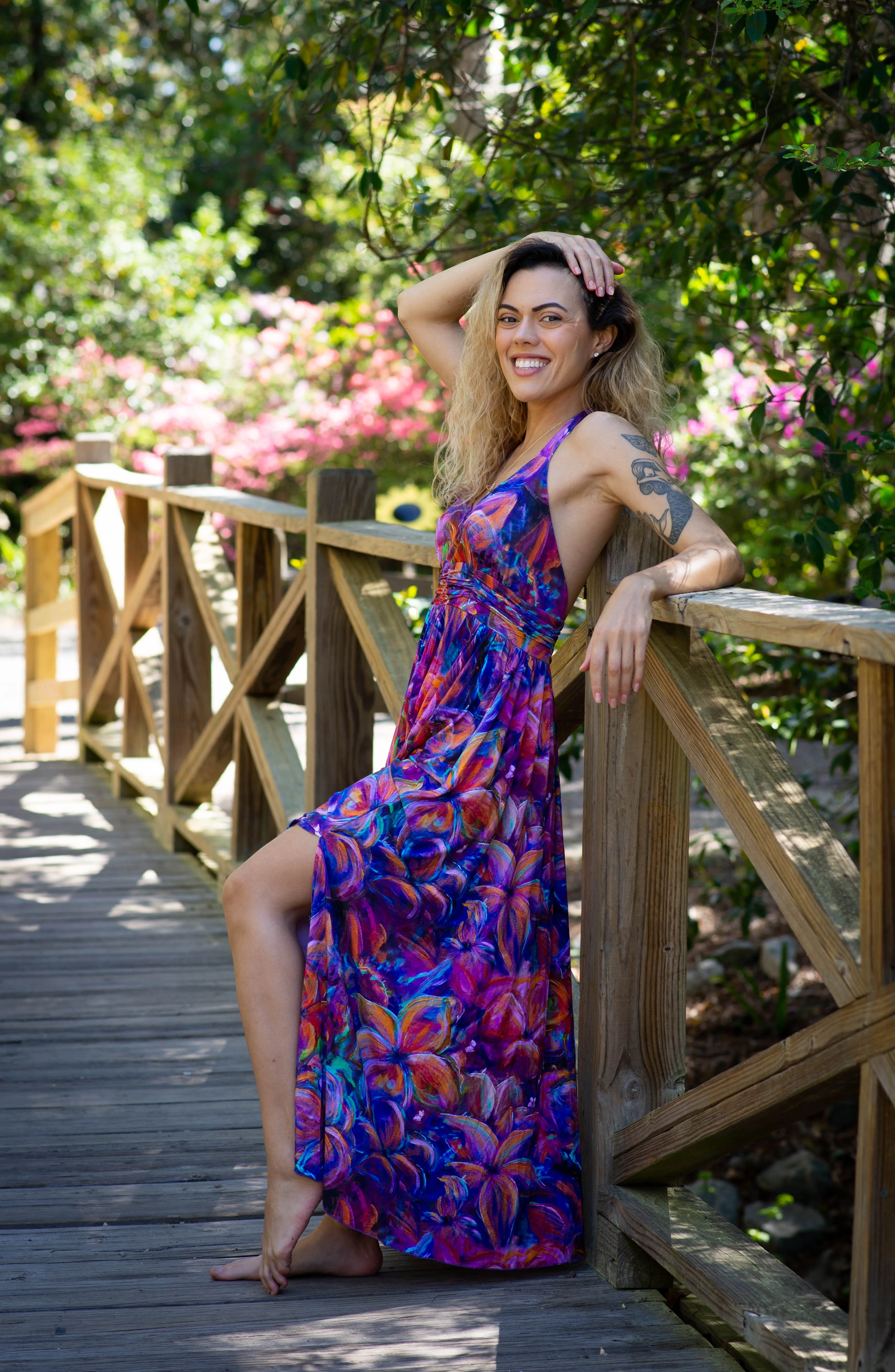 Flourish Bamboo Halter Dress