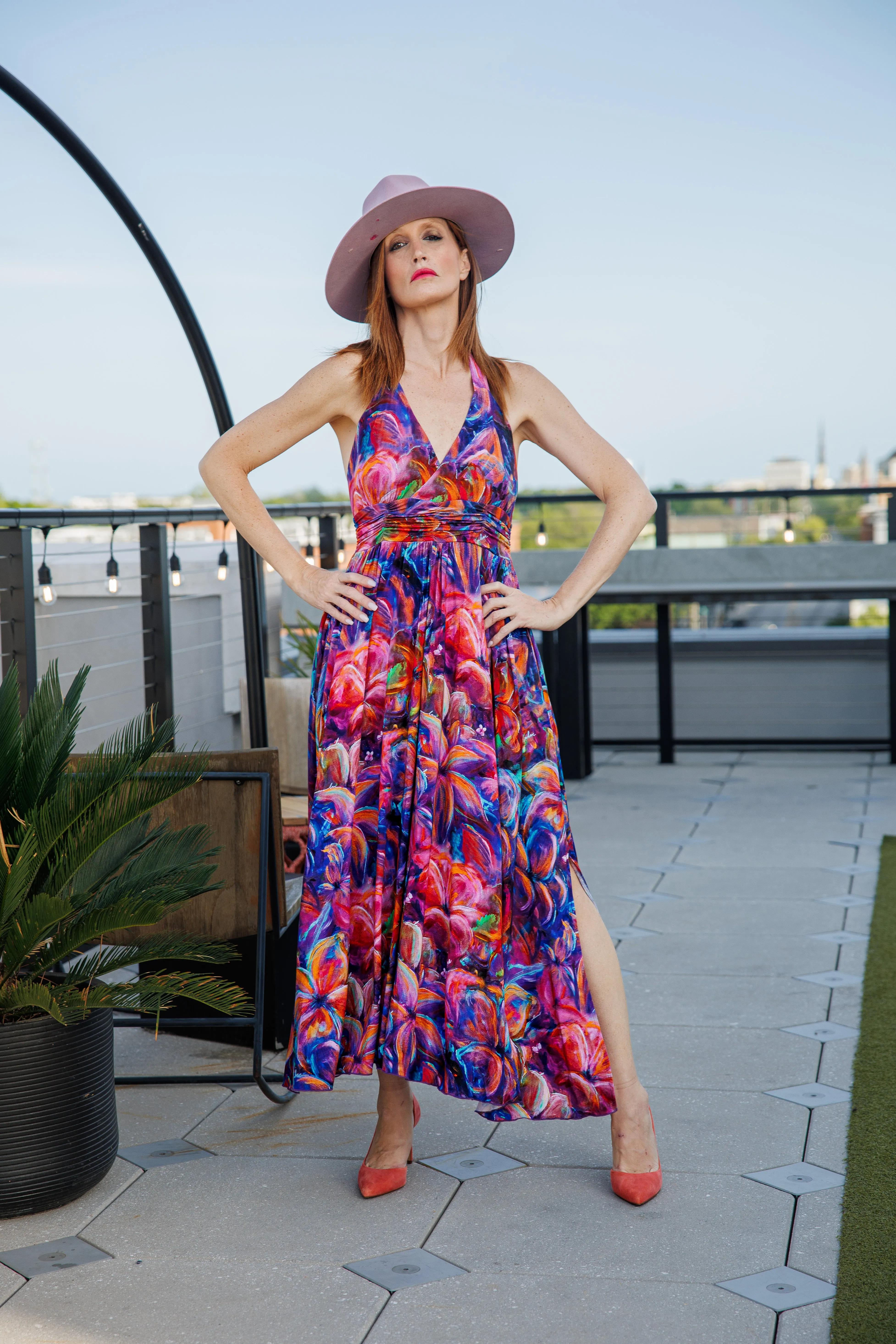 Flourish Bamboo Halter Dress