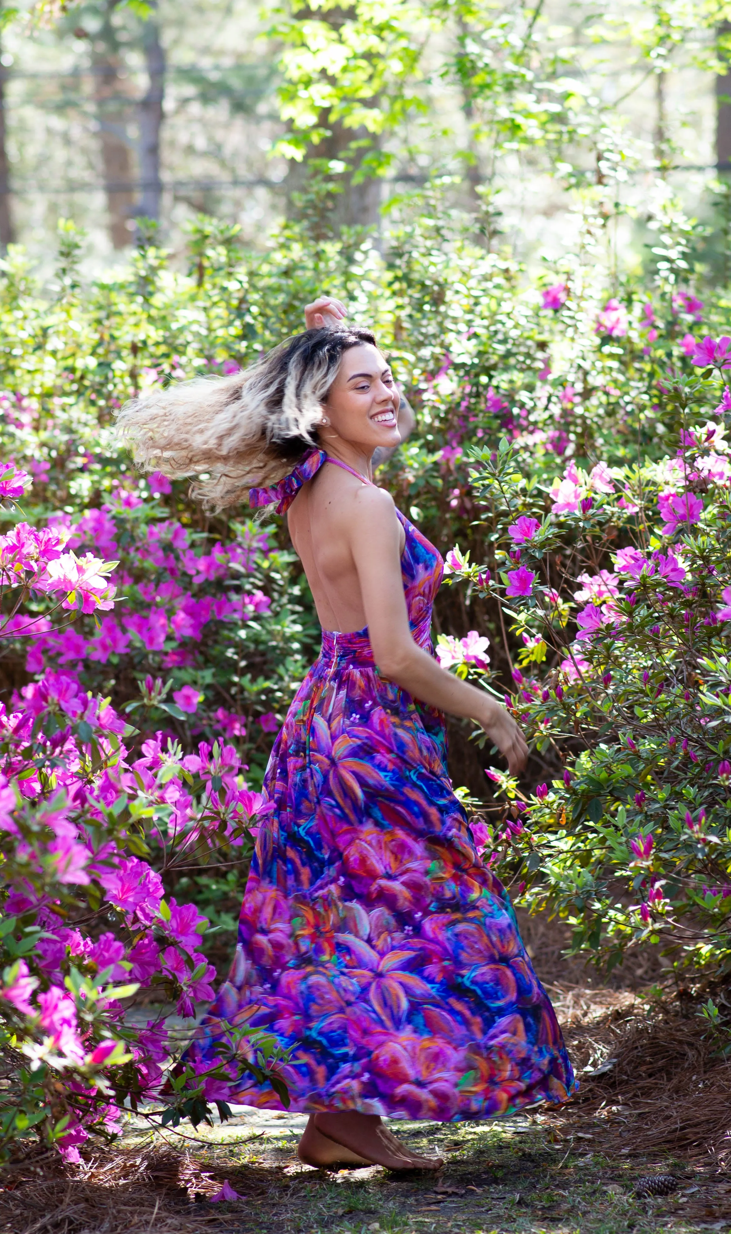 Flourish Bamboo Halter Dress