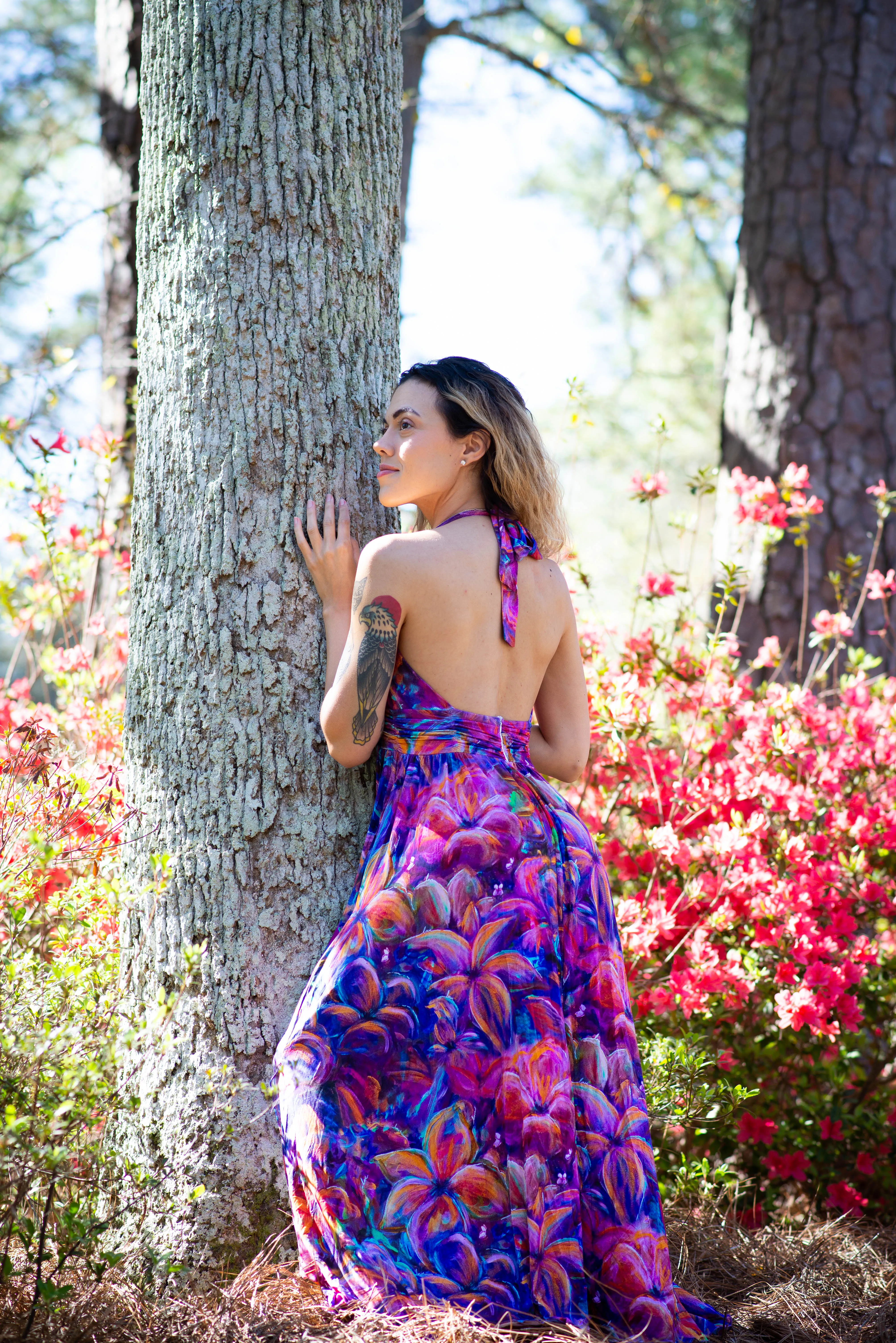 Flourish Bamboo Halter Dress