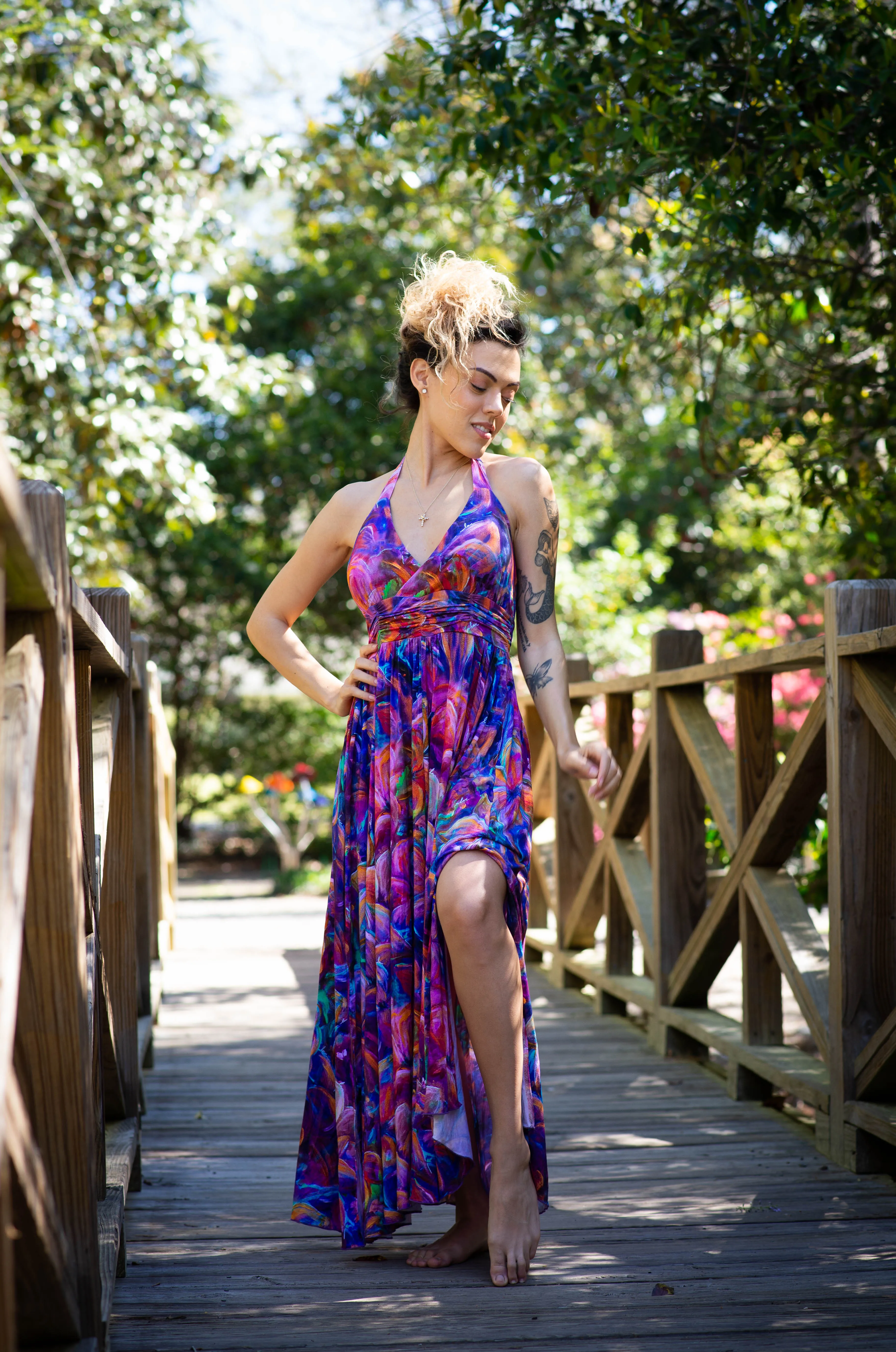Flourish Bamboo Halter Dress
