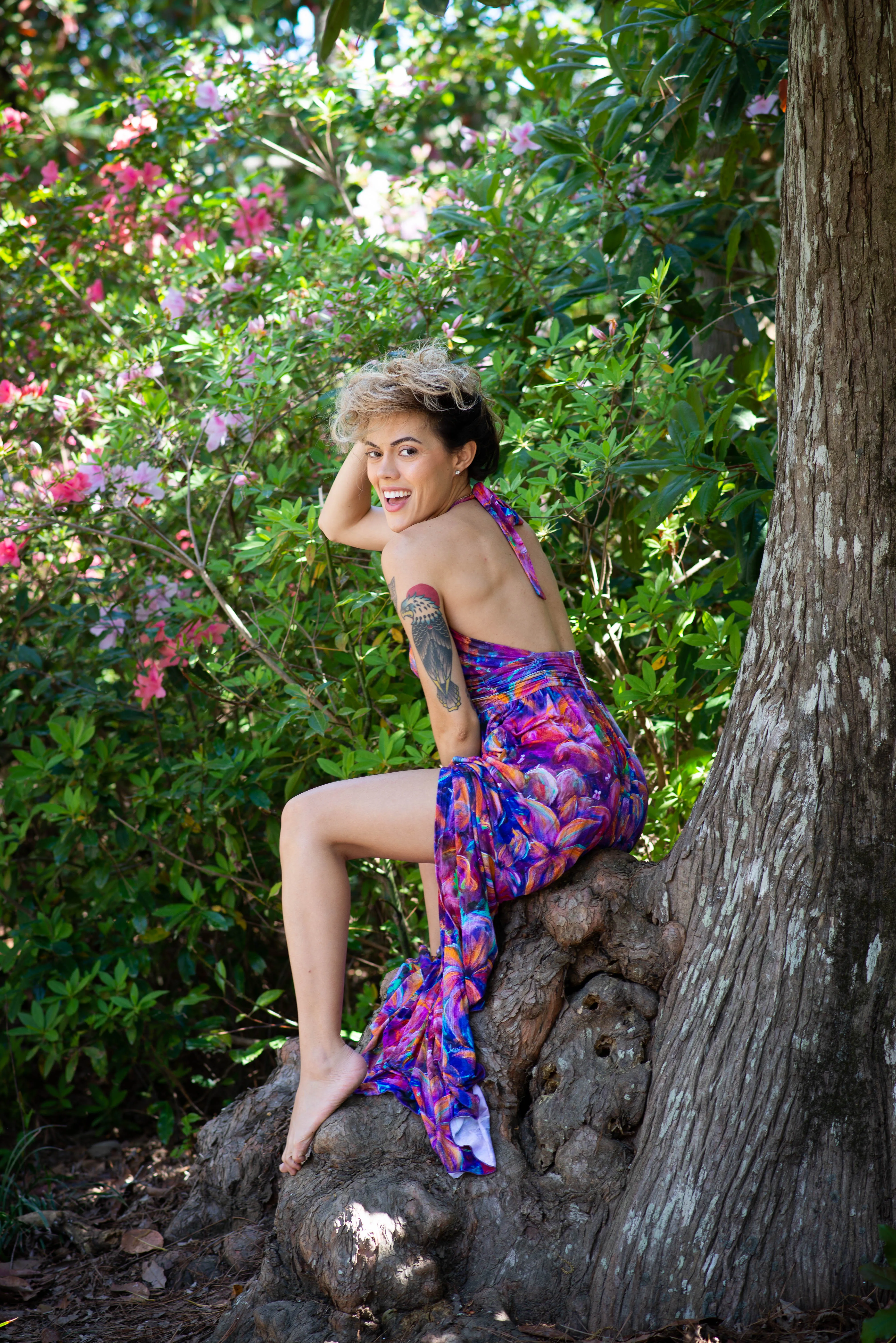 Flourish Bamboo Halter Dress