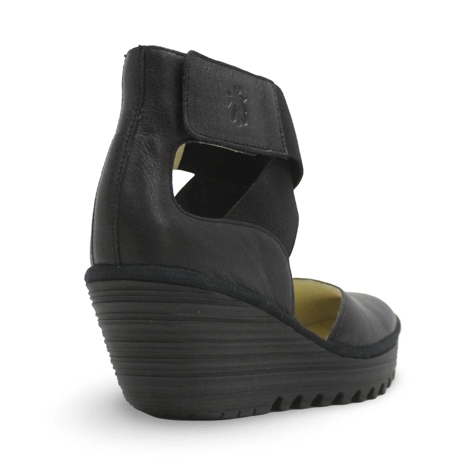 Fly London YOLG546FLY Mousse Leather Women's Heels Sandals