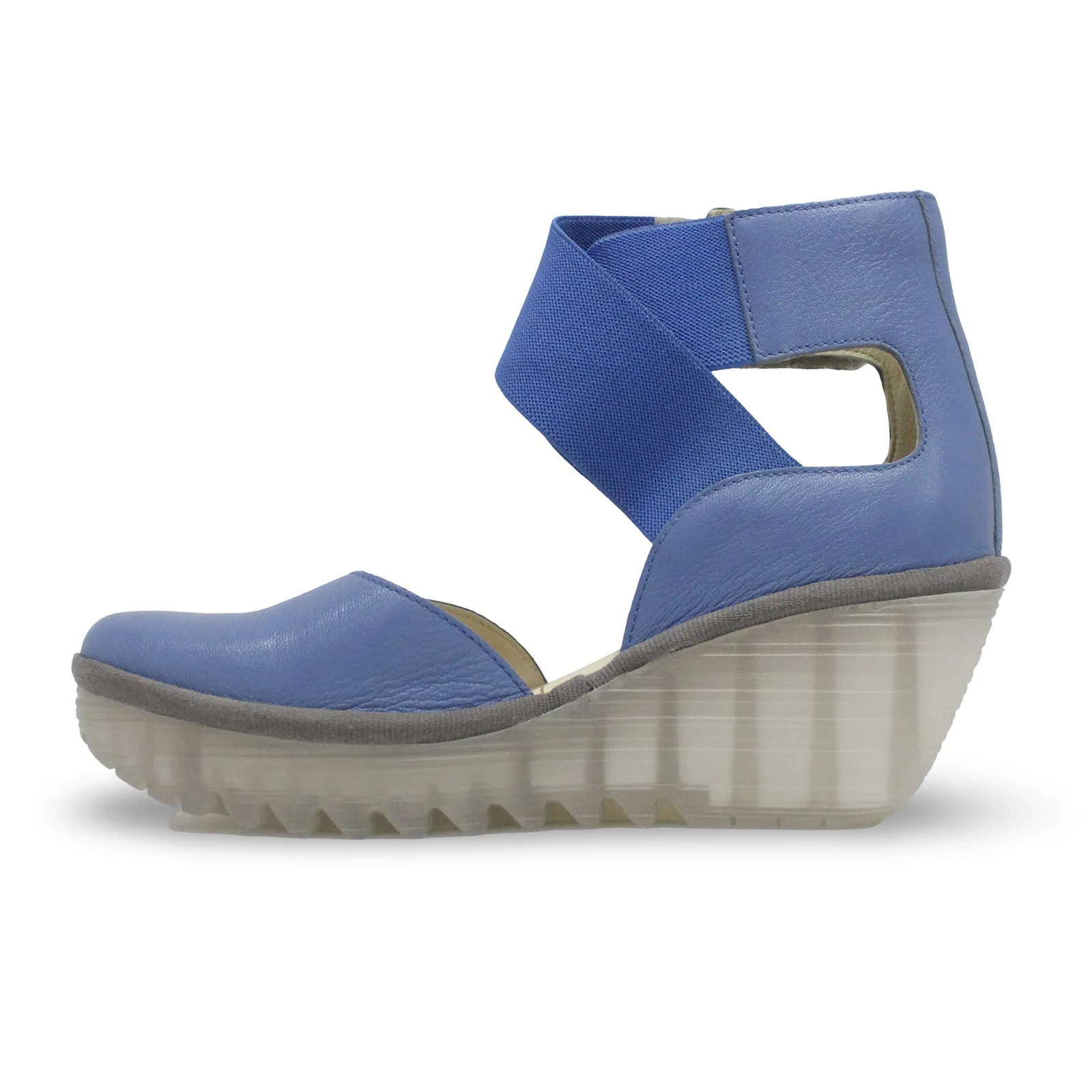 Fly London YOLG546FLY Mousse Leather Women's Heels Sandals