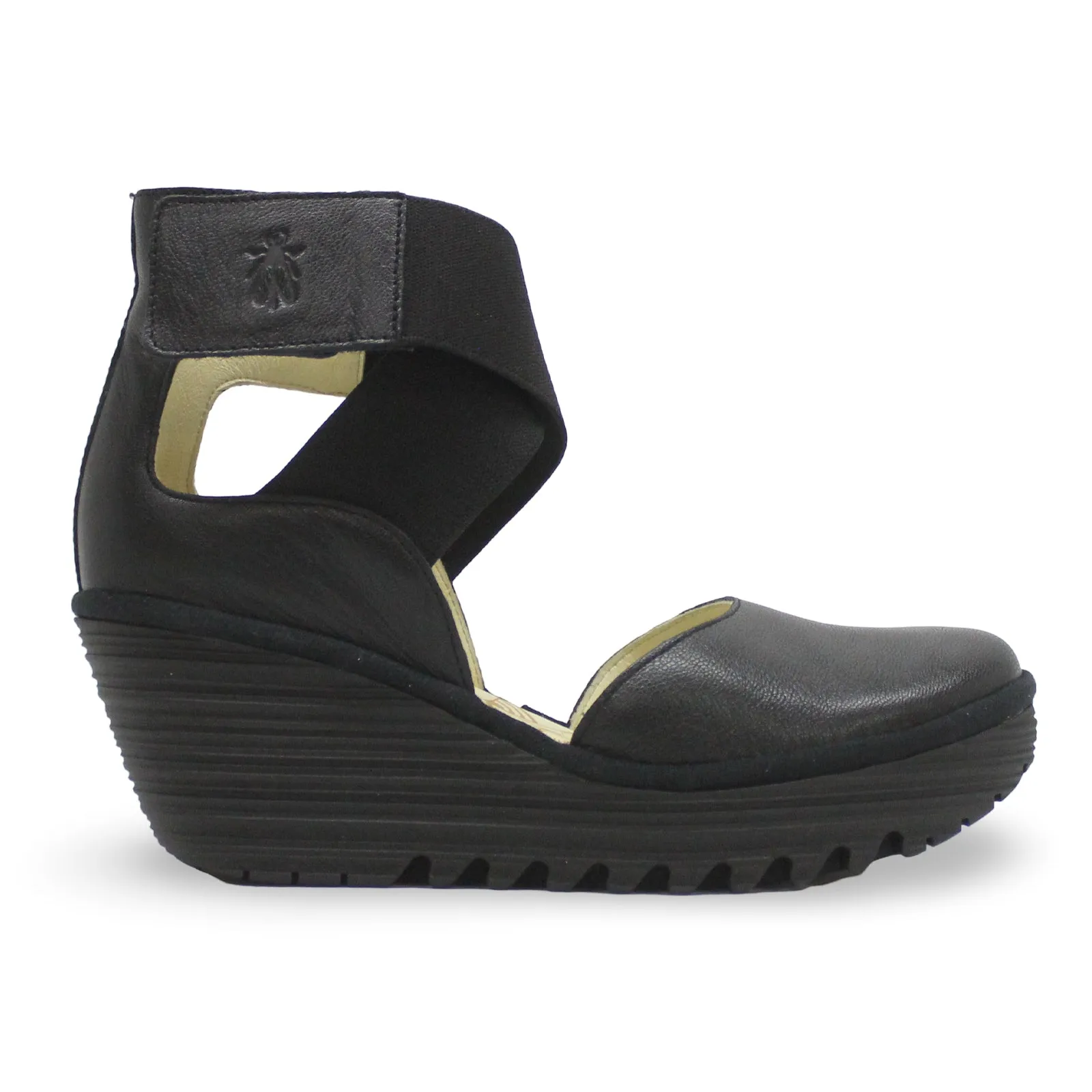 Fly London YOLG546FLY Mousse Leather Women's Heels Sandals