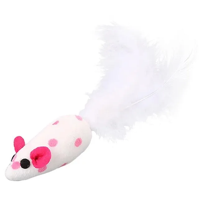 Funny Cat Toy Fishing Rod Kitten Cat Pet Toy Stick Teaser Rainbow Streamer Interactive Cat Play Wand With Feather Toys For Cats