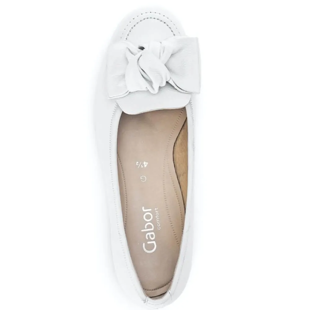 Gabor Camel Ballet Pumps42.612-WHITE