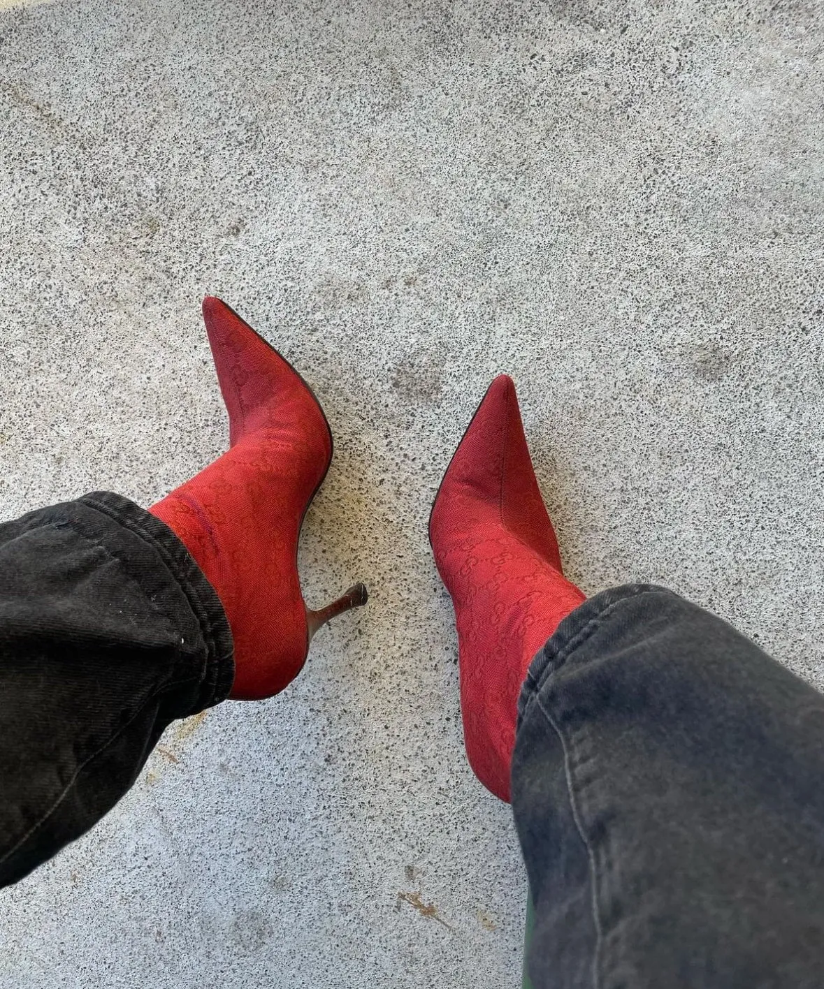 GUCCI x Tom ford monogram boots 36.5