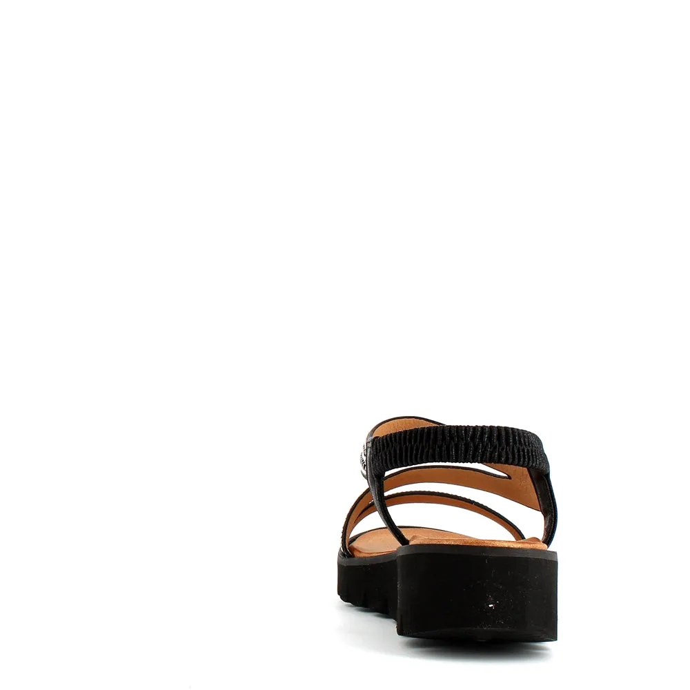 Heavenly Feet Fresco Sandal Black