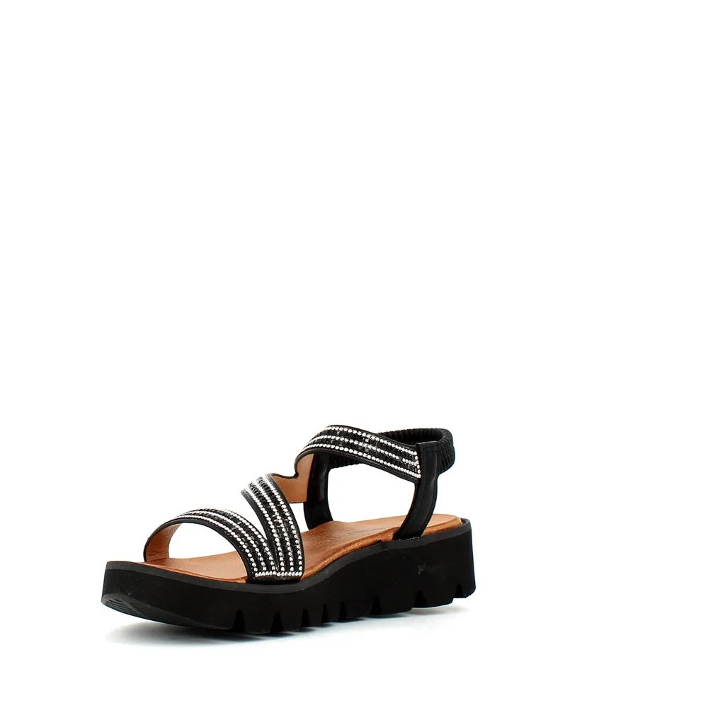 Heavenly Feet Fresco Sandal Black