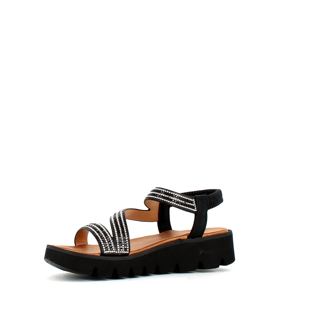 Heavenly Feet Fresco Sandal Black