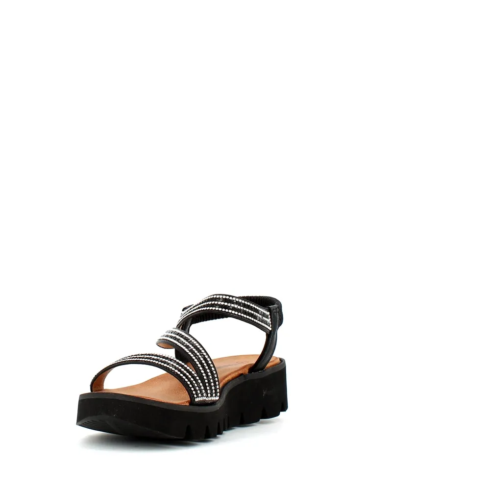 Heavenly Feet Fresco Sandal Black