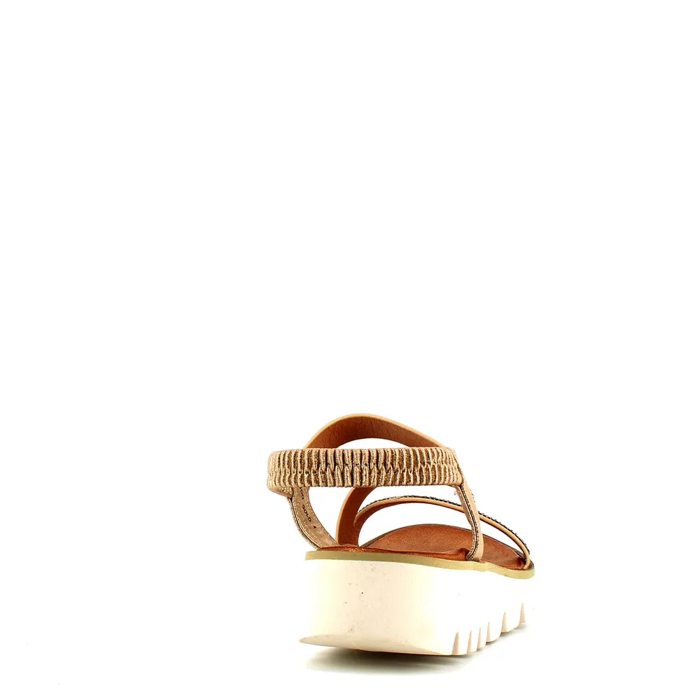 Heavenly Feet Fresco Sandal Gold