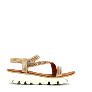 Heavenly Feet Fresco Sandal Gold