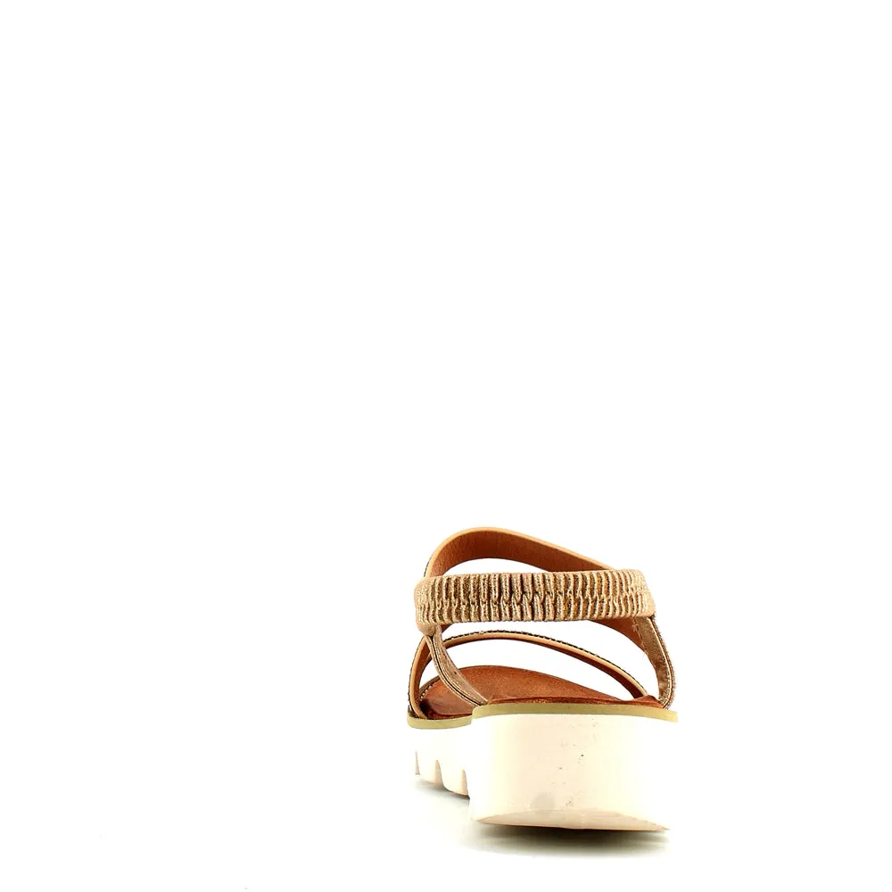 Heavenly Feet Fresco Sandal Gold