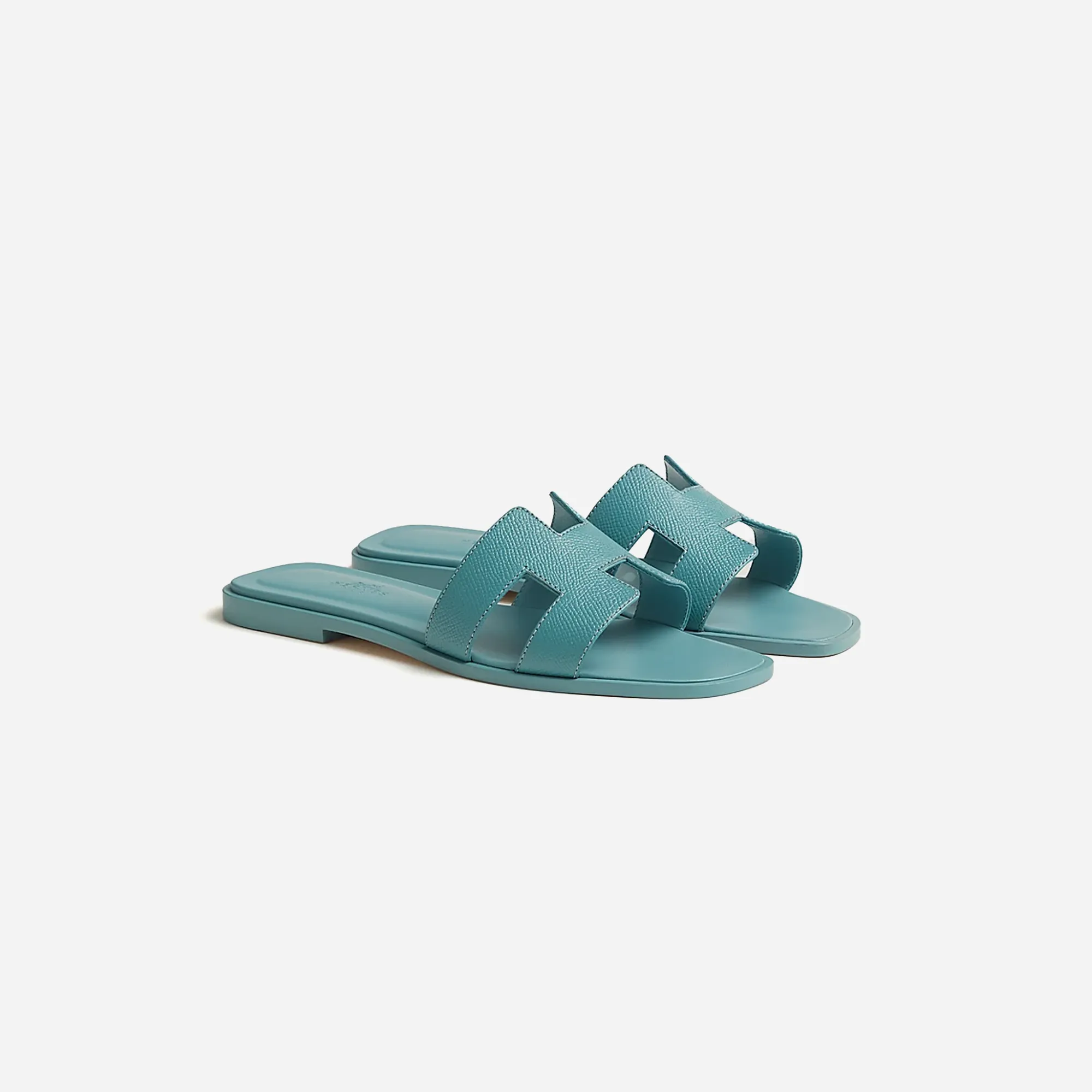 Hermes Oran sandal Bleu Minéral