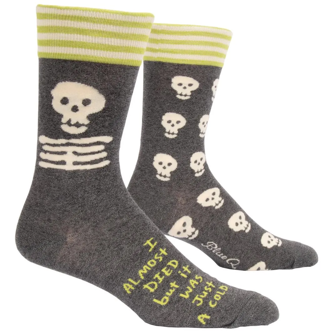 I Almost Died, But It Was Just A Cold Men’s Socks