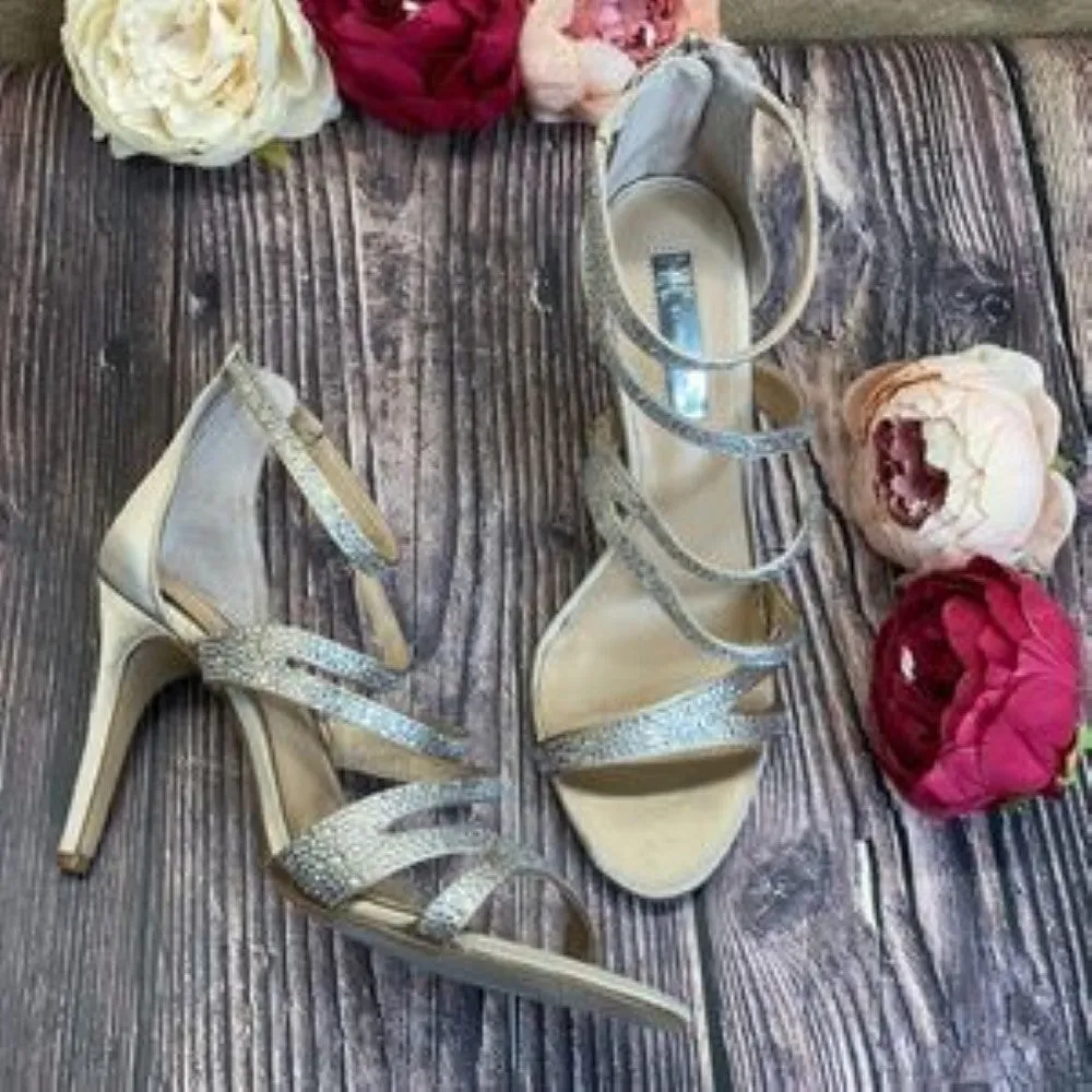 INC Bisque Regann2 Strappy Sandals 8M