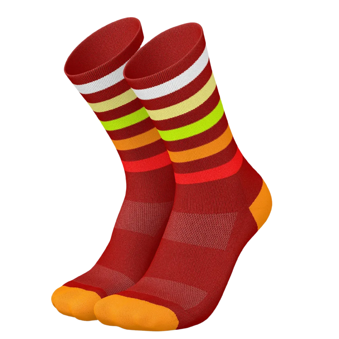 Incylence - Running Levels Long Sock - Sunset