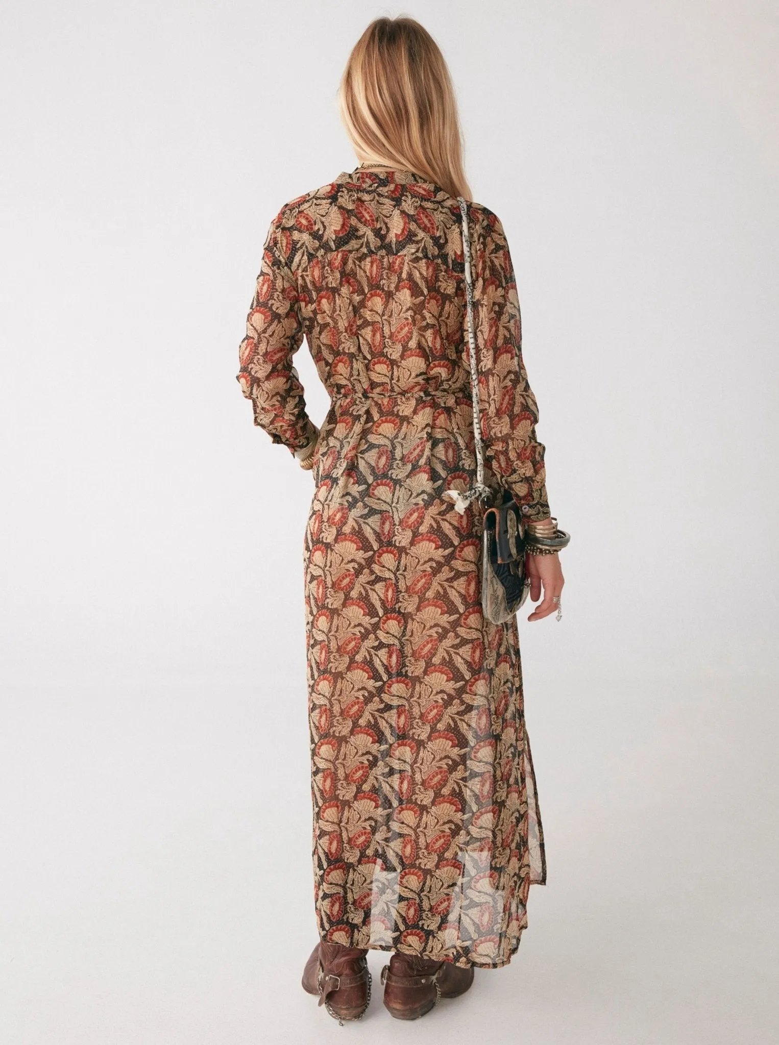 Jade Dress - Amber Caramel