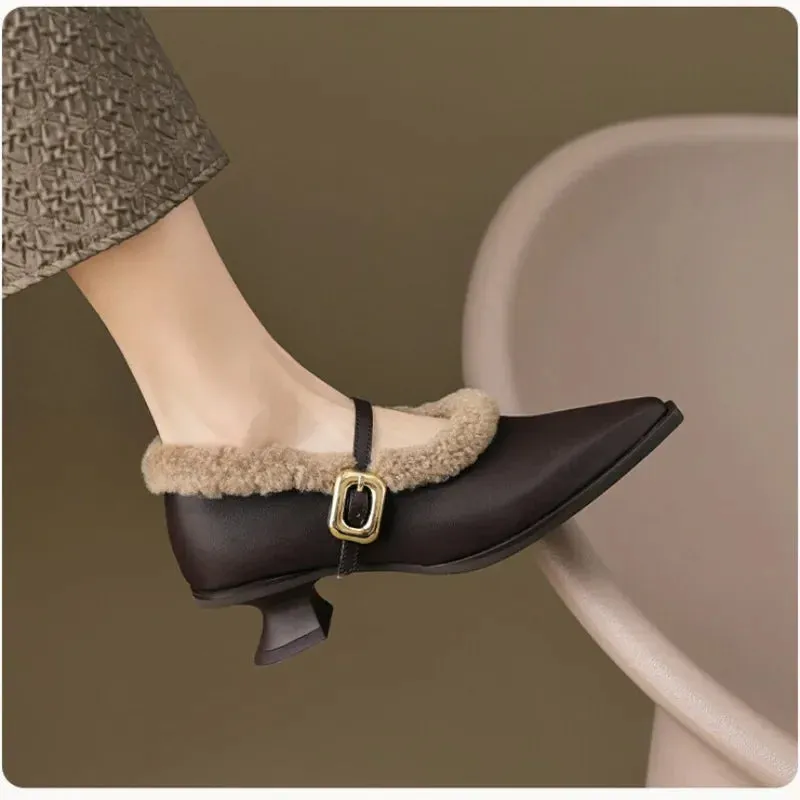 JANE MEYER MID HEELS