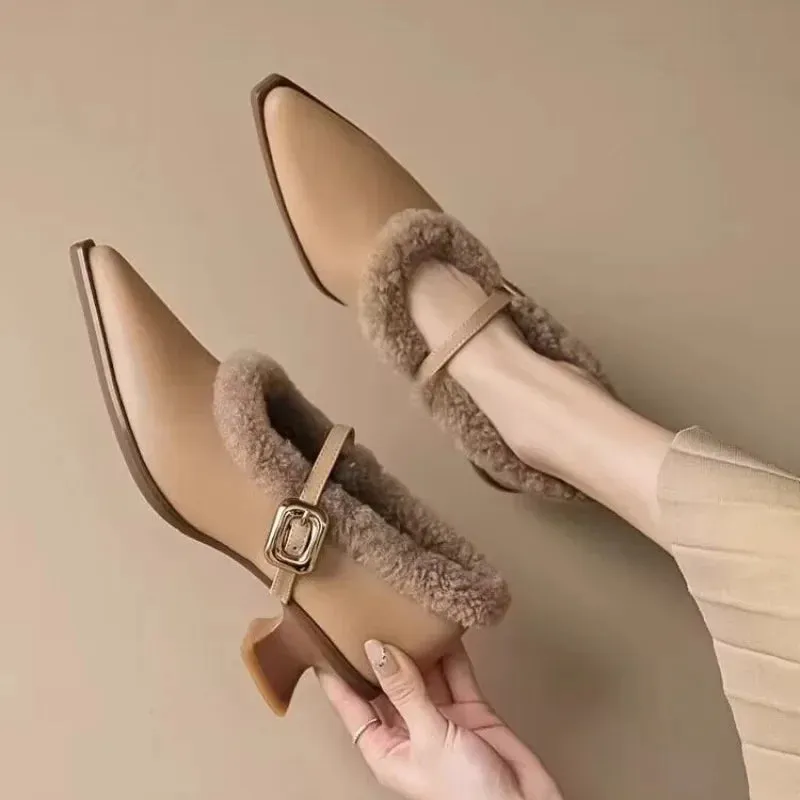 JANE MEYER MID HEELS