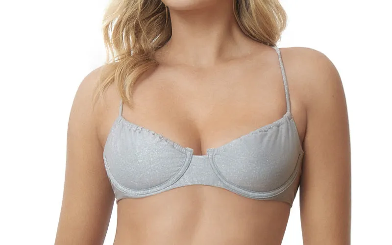 Jasmin Underwire-Basic Ruched Bikini ::RET
