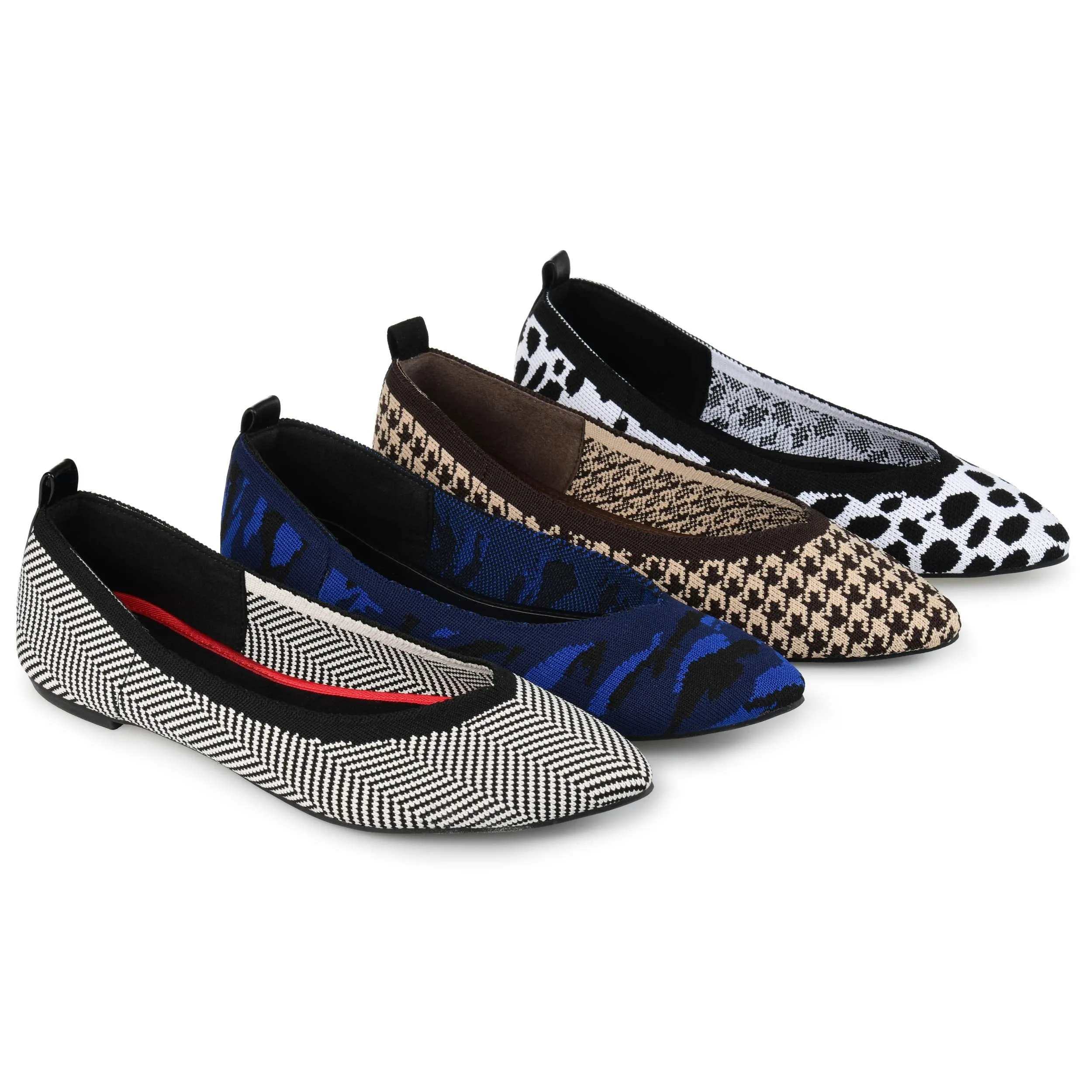 Journee Collection Womens Comfort Foam? Karise Flat Blue 6 M