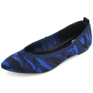 Journee Collection Womens Comfort Foam? Karise Flat Blue 6 M
