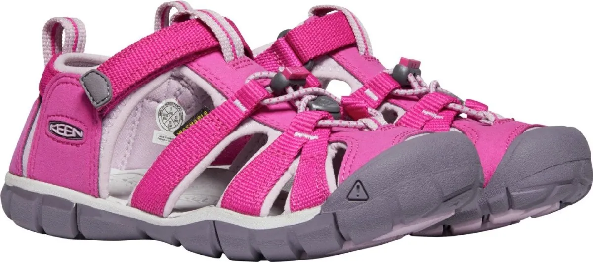 Keen Girl's Seacamp II CNX Very Berry/Dawn Pink (Sizes 1-3)
