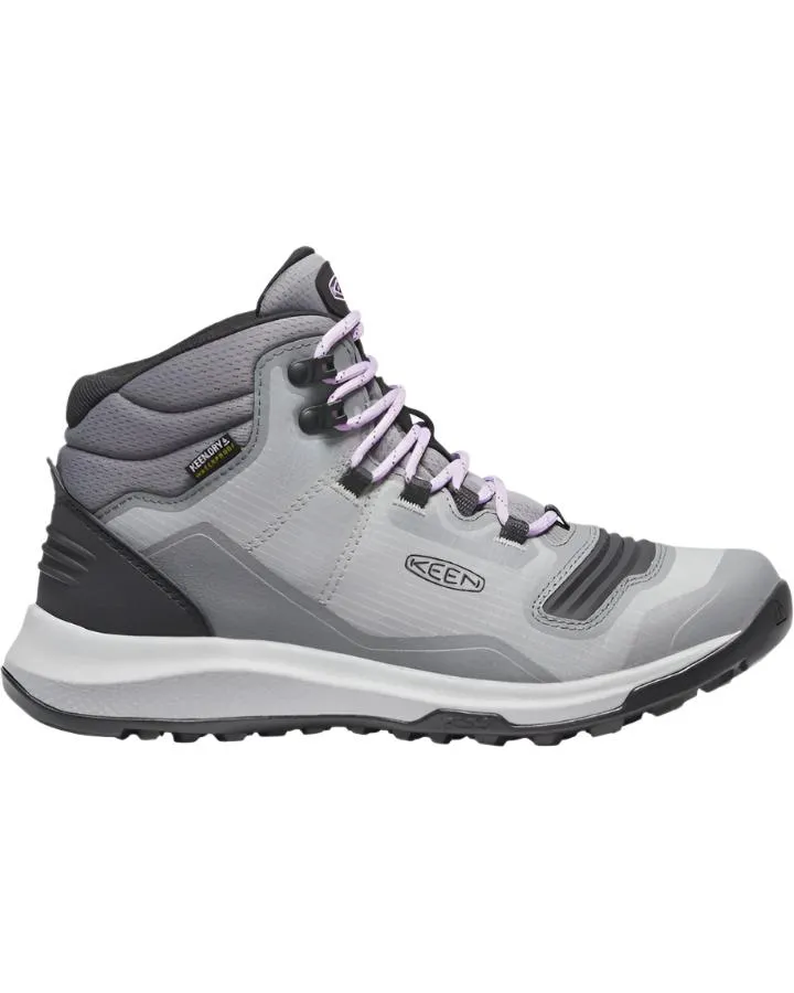 Keen Tempo Flex Mid WP Womens Steel Grey African Violet