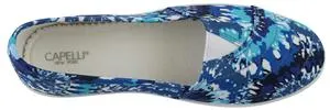 Ladies Printed Fabric Slip-On Sneaker