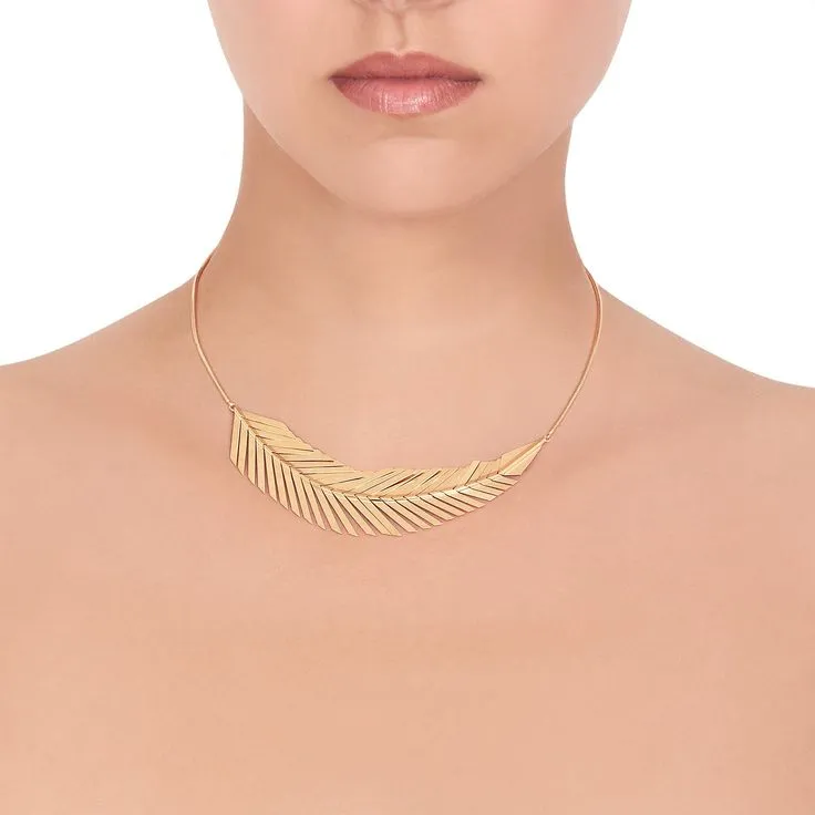 Large Feather Necklace