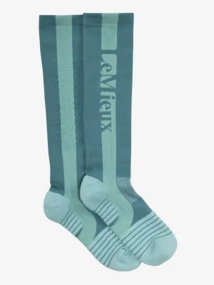 LeMieux Silicone Socks Aqua
