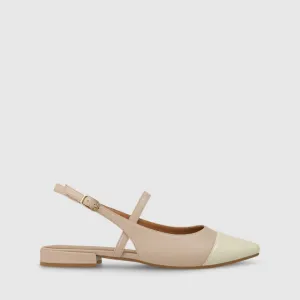 Lodi - AMB5327 Cream & Taupe Slingback