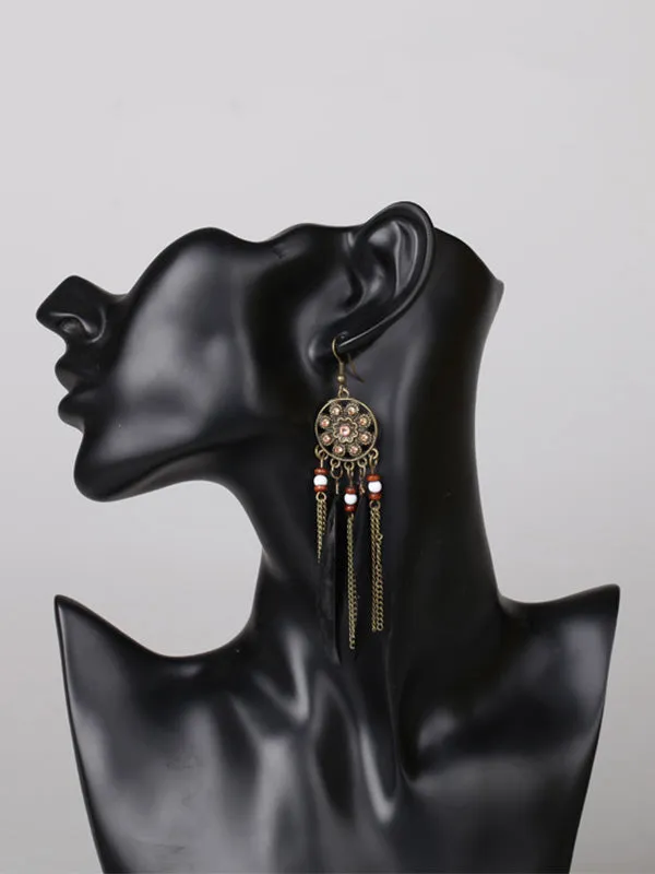 Long Feather Earrings
