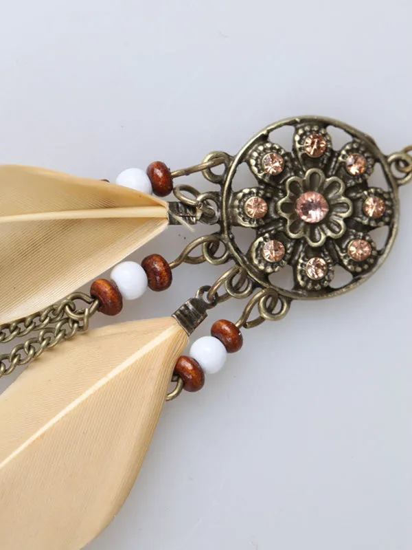 Long Feather Earrings