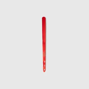 Long Plastic Shoe Horn Red