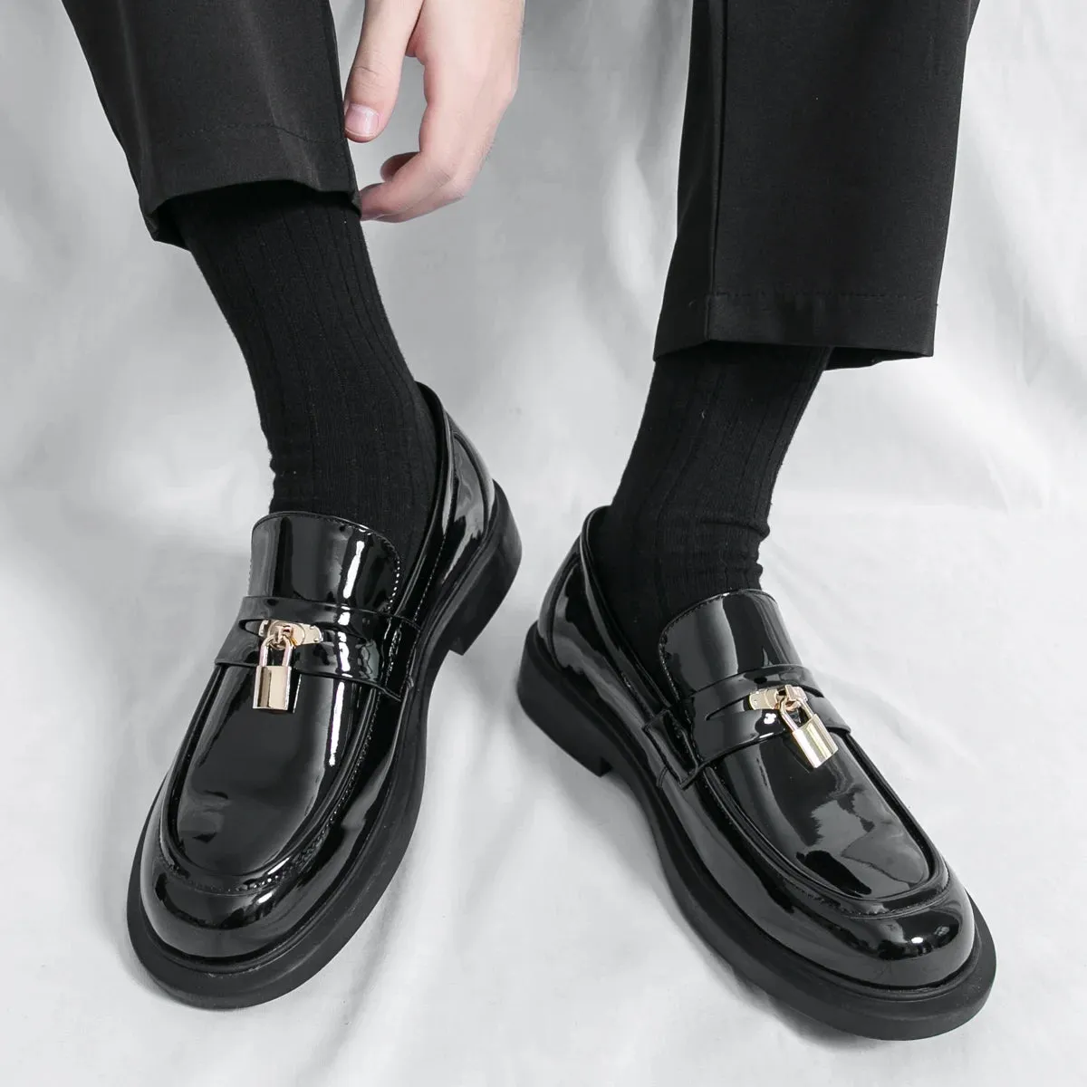 Lucchetto Leather Loafers
