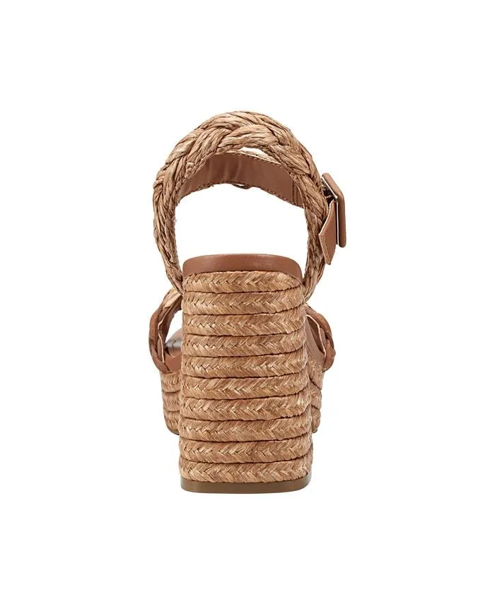 MARC FISHER Seclude Woven Platform Block Heel