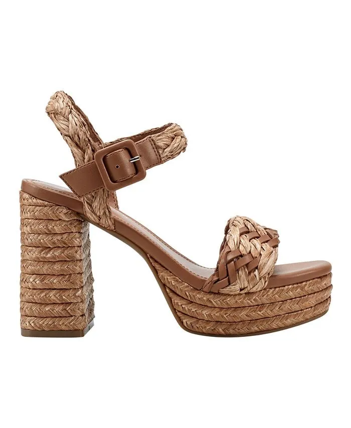 MARC FISHER Seclude Woven Platform Block Heel