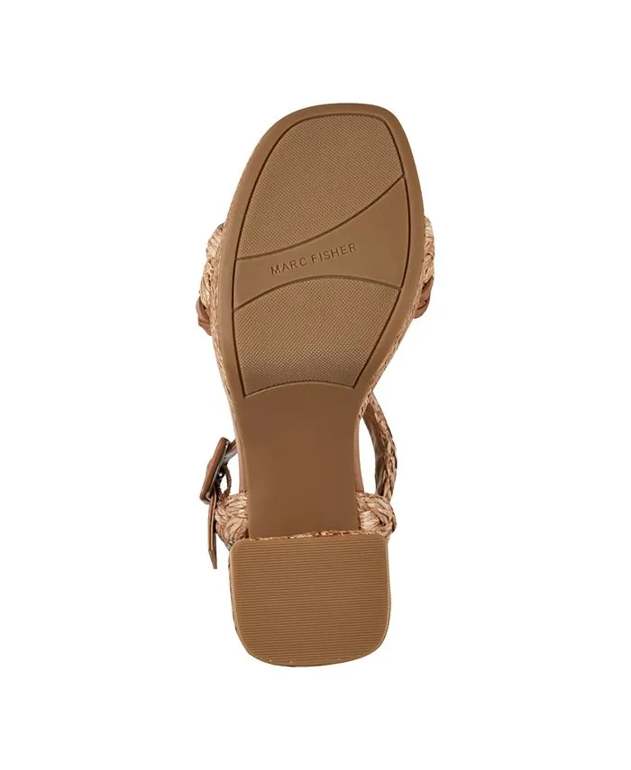MARC FISHER Seclude Woven Platform Block Heel