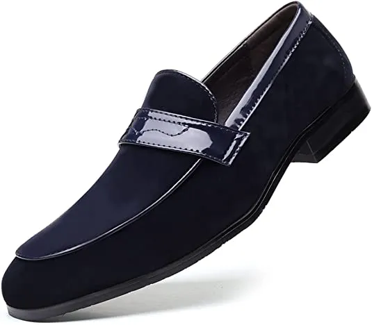 Men's Suede Penny Loafers