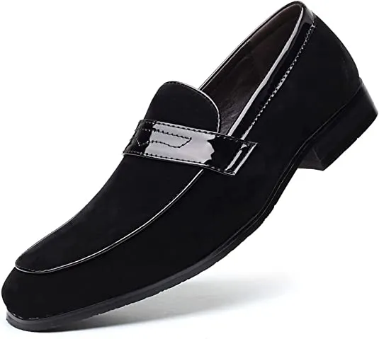 Men's Suede Penny Loafers