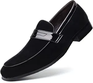 Men's Suede Penny Loafers