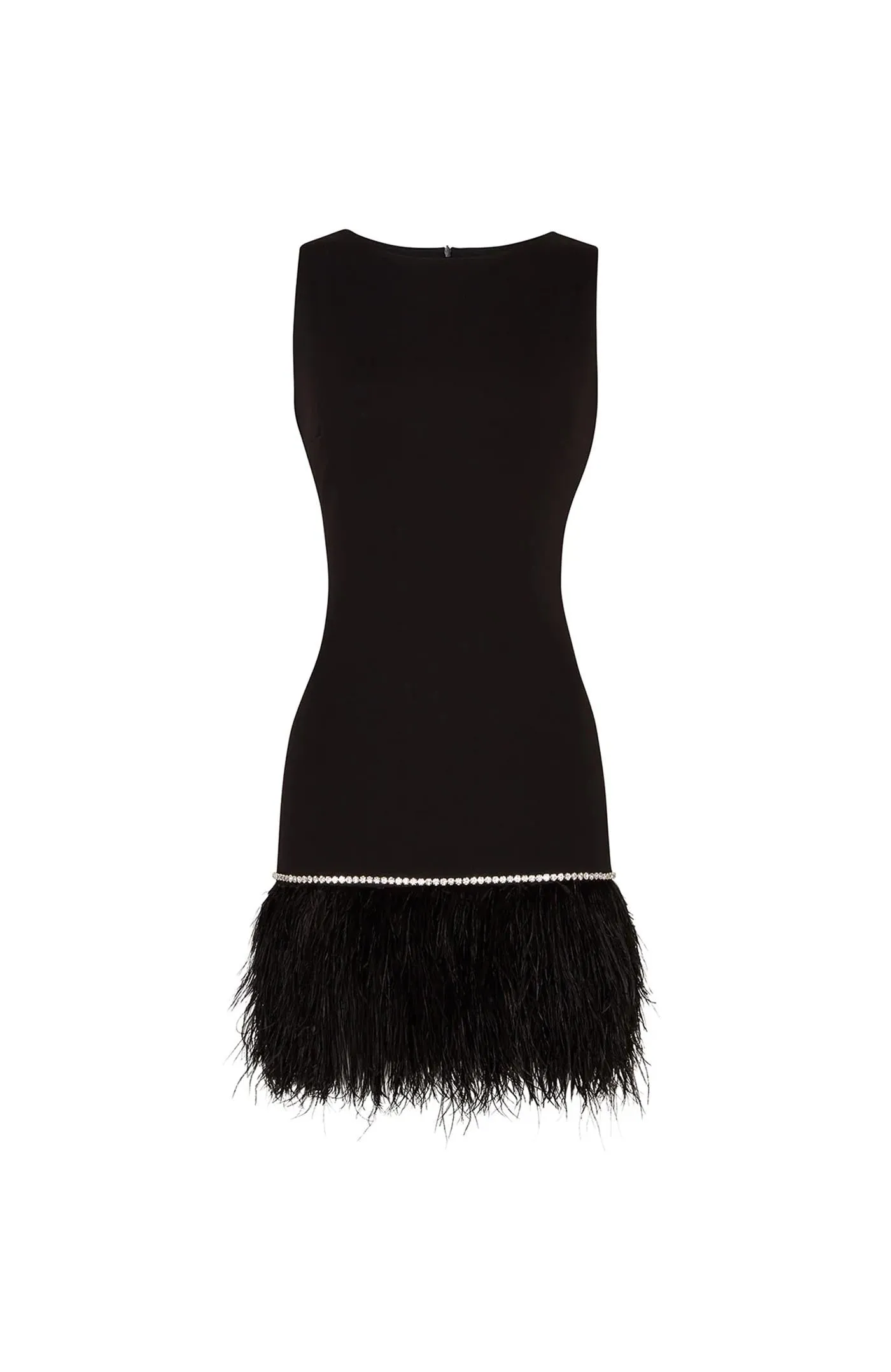 Midnight Luxe Mini | Little Black Dress with Feather