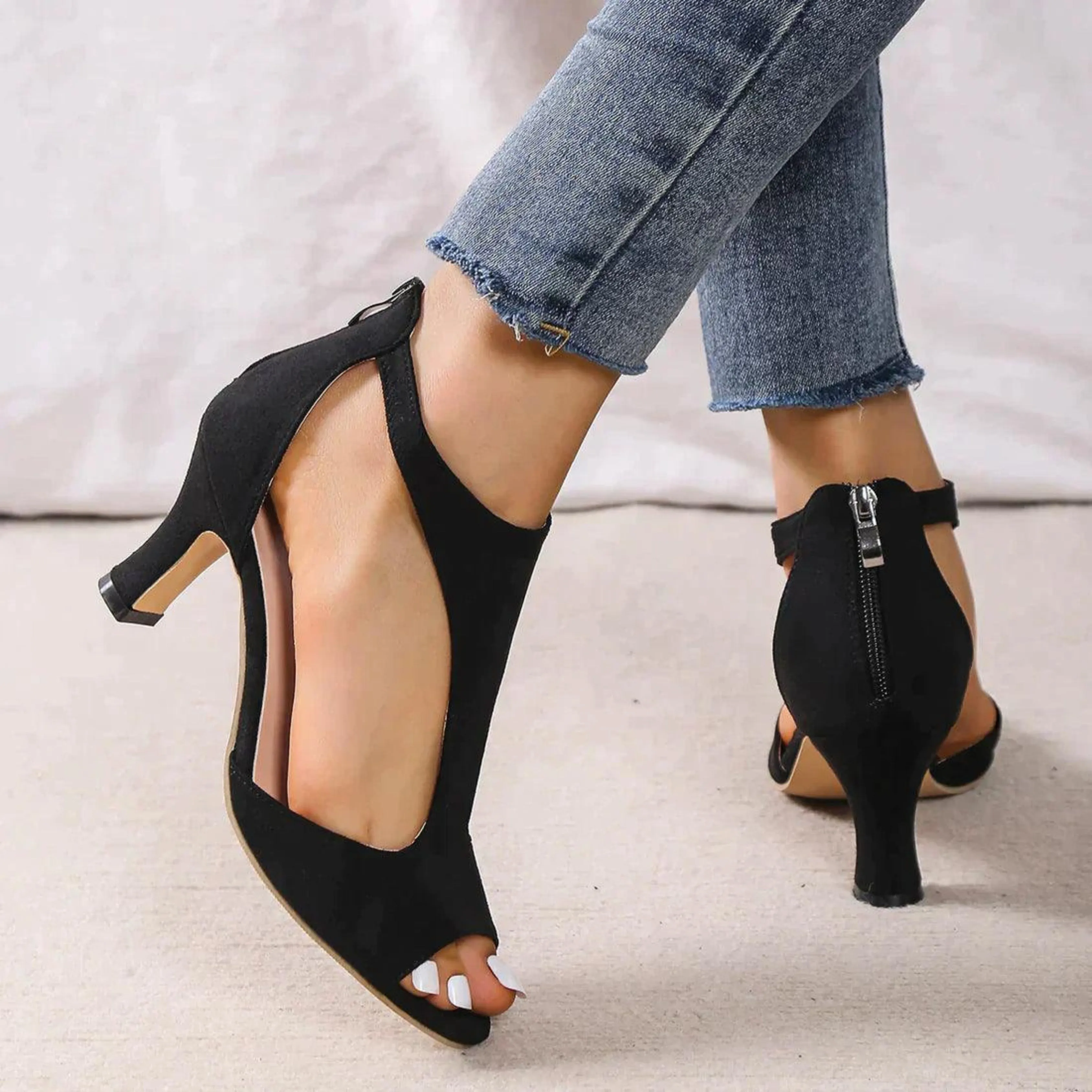 Mika | Women's Ankle High Heels | Work