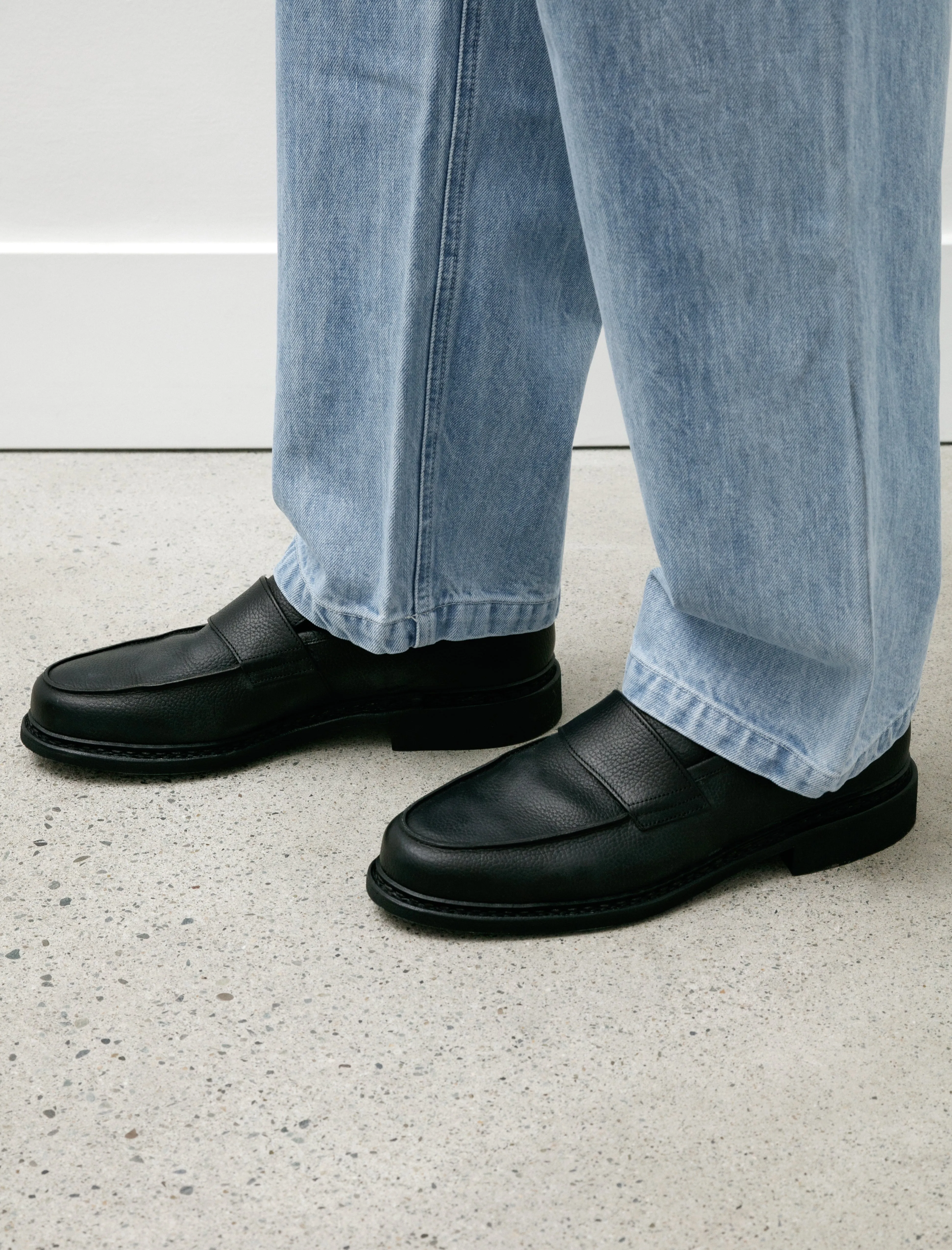Mirage Moc Full Grain Leather Black