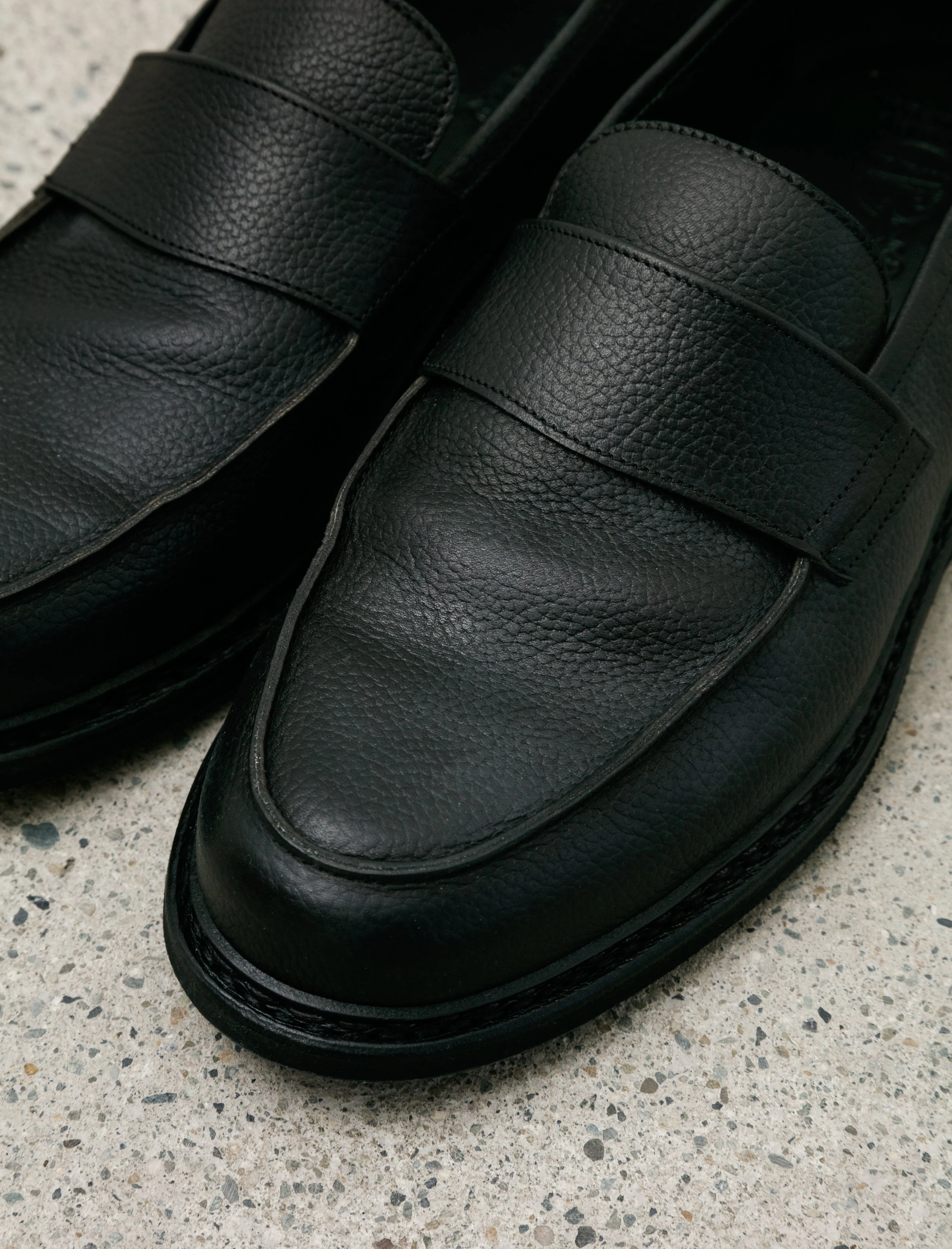Mirage Moc Full Grain Leather Black
