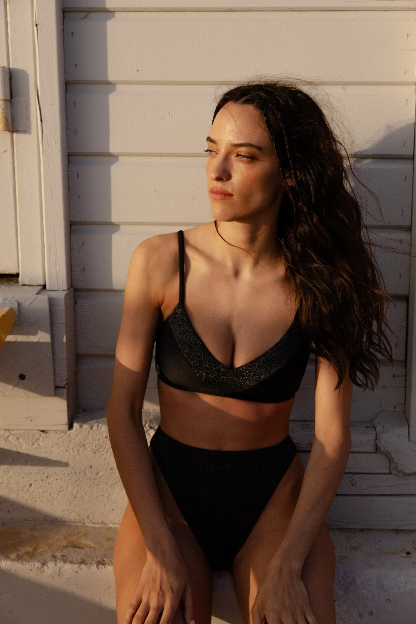 Moonlight Top Black Lurex